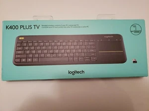 Logitech K400 Plus Wireless Touch TV Keyboard With Easy Media Control and... - Picture 1 of 6