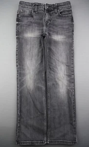 Boy's 2018 Cat & Jack Straight Leg Jeans Adjustable Waistband Gray Sz 10 (25x23) - Picture 1 of 9