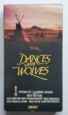 Dances with Wolves VHS VCR Tape 181 Minute Movie 1990 Video Kevin Costner Greene - Image 1 of 4