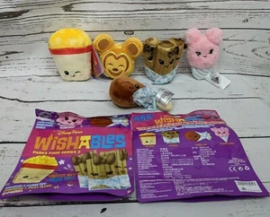 Disney Parks Wishables Parks Food Series 2 Juego Completo 5 Peluche NUEVO - Imagen 1 de 4