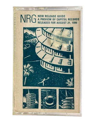 ULTRA RARE 1990 Capitol Records NRG New Release Guide Unissued Promo Cassette - Image 1 of 3
