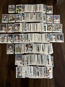 1973 Topps Baseball Complete Set of 660 Cards w/ Mike Schmidt RC - Mostly VG-EX