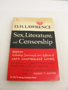 Sex Literature and Censorship D H Lawrence 1968 PB Literary Criticism - Picture 1 of 13