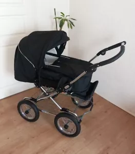 Emmaljunga Classic Sport Kinderwagen Retro schwarz vom Fachhändler - Versand! - Bild 1 von 15