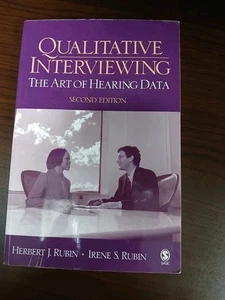 Qualitative Interviewing: The Art of Hearing Data - Paperback - GOOD - Picture 1 of 3
