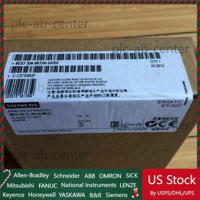 1PC Siemens 6ES7 334-0KE00-0AB0 6ES7334-0KE00-0AB0 New In Box Expedited Shipping - Image 1 of 2