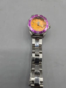 Women's Invicta Pro Diver Watch 11440 200m Professional Pink & Orange Stainless - Picture 1 of 9