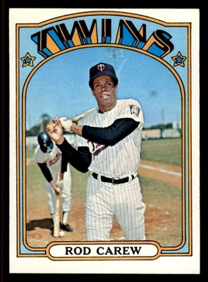 Rod Carew Twins 1972 Topps #695 ex+/ex-como nuevo 545579 (tarjetas aéreas) Foto 1 de 2