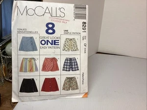 Patrón de costura vintage, pantalones cortos para niñas, 8 looks diferentes, talla 4,5 y 6. Simple - Imagen 1 de 13