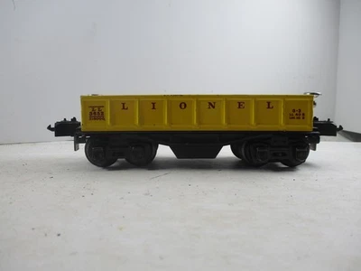 Lionel 3652 Lionel Yellow Operating Gondola no box - Image 1 of 4