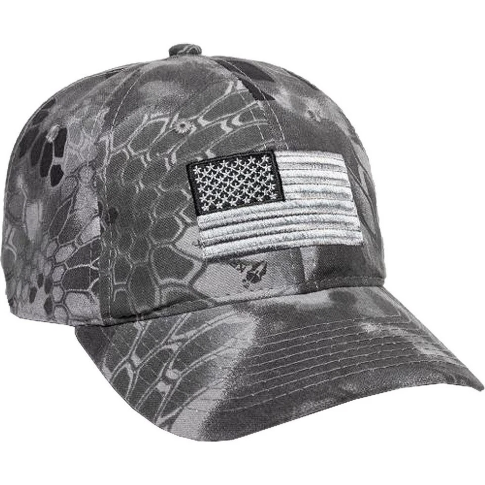 Outdoor Cap w/USA Flag Kryptek Raid Hook & Loop Hat Adjustable - 12015933 - Image 1 of 1