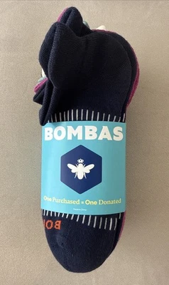 BOMBAS Midweight Supima Cotton Blend Ankle Socks NWT Size M/6 Pairs - Image 1 of 4