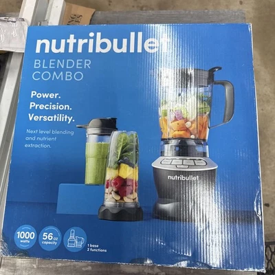 TOTALMENTE NUEVO Combo Licuadora Nutribullet con Tazas de un solo servicio, 1000W  Foto 1 de 4