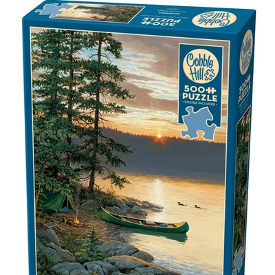 Canoe Lake 500 Piece Jigsaw Puzzle by Cobble Hill Brand New/Sealed - Image 1 of 4