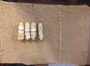 VTG LOT 3 1/2 1 OZ SPOOLS ENTICE SPINNERIN NEEDLEPOINT CROCHET W/ STARTER PIECE - Picture 1 of 5