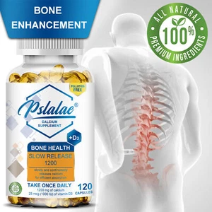 Integratore di calcio 1200 mg-vitamina D-ossa forti e supporto muscolare - Imagen 1 de 13