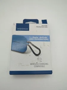 Insignia NS-APCSIBL22 Silicone Case for Apple AirPods (3rd Generation) Blue - Picture 1 of 3
