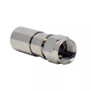Connettore a compressione coassiale tipo F RG6 Quad Shield 15 pezzi - Foto 1 di 6