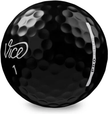 Vice Pro Plus Black Used Golf Balls in Mint Condition, AAAAA Quality - Image 1 of 4