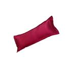 1/2/3 Premium Silk Body Full Long Pillow Case Cover Rich Red 48x120cm