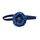 Bohemian Cloth Flower Collar Choker Necklace Wedding Jewelry For Women Teen