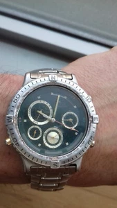 Lotus 9462 CHRONOGRAPH PILOT WATCH VINTAGE MONTRE OROLOGIO UHR RELOJ - Imagen 1 de 12