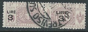 1923-25 REGNO PACCHI POSTALI USATO SOPRASTAMPATO 3 SU 10 LIRE - I19-6 - Picture 1 of 1