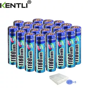 KENTLI High Quality AAA 1180mWh 1.5V Li-Ion Polymer Rechargeable Battery Lot - Picture 1 of 6