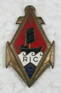 Distintivo militare Vietnam 22e REGGIMENTO FANTERIA COLONIALE. Drago Olivier Metra - Foto 1 di 2
