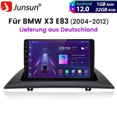 32GB Für BMW X3 E83 2004-2012 Android12 GPS Navi Autoradio WIFI BT RDS SAT DAB+ - Bild 1 von 4