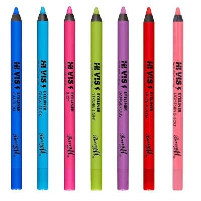Barry M Hi Viz Neon Bold wasserfester Eyeliner Stift verschiedene Farben
