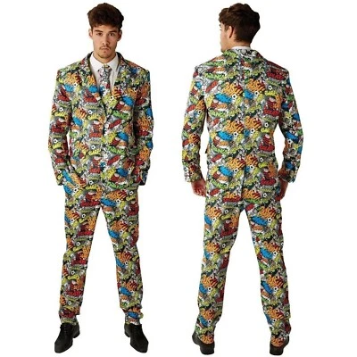 Para hombres Vestido Completo Dennis The Menace Dibujos Animados Traje Elegante Vestido Disfraz Adulto Estándar Foto 1 de 4