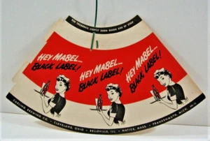 Vintage Hey Mabel Black Label Beer Sports Megaphone Carling Belleville Old Stock - Picture 1 of 1