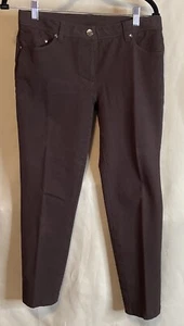 Chicos So Slimming Damen 0 US 4 kleine kurze Knöchelhose braun Stretch bequem - Bild 1 von 9