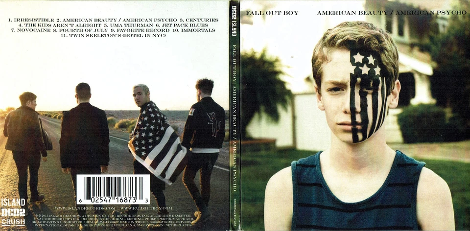 CD - Fall Out Boy - " American Beauty / American Psycho " - Digipak - - Bild 1 von 2