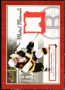 Sergei Samsonov Card 2005-06 Beehive Matted Materials #MMSS 