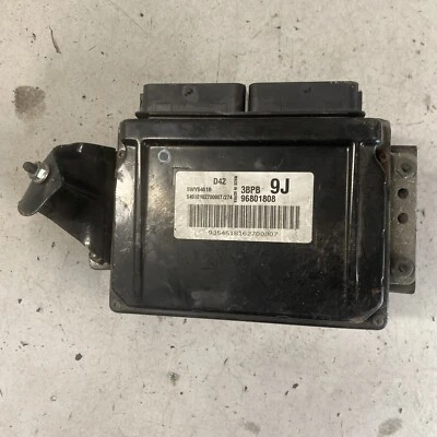 2007 CHEVROLET MATIZ 1.0 ENGINE CONTROL UNIT ECU MODULE 96801808 - Image 1 of 4