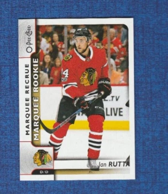 2017-18 OPC O-pee-chee Marquee Rookie Card # 641 Jan Rutta - Image 1 of 2