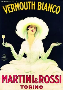 3496.Martini Rossi Vermouth liquor wine POSTER.Italian art.Room Home Bar decor - Picture 1 of 1
