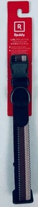Reddy Burgundy Stripe Reflective Dog Collar, L / XL  16-26” 41-66 cm - Picture 1 of 2