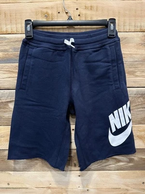 Хлопковые шорты Nike для мальчиков (728206-451) - темно-синие/белые, F1(B887T) - Изображение 1 из 2