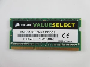 Ram Memory SO-DIMM 8GB PC3-10600S CORSAIR CMSO16GX3M2A1333C9 Original #0 - Picture 1 of 1