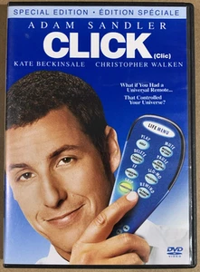 Click (DVD, 2006) Adam Sandler Christopher Walken Kate Beckinsale Comedy Movie - Picture 1 of 5