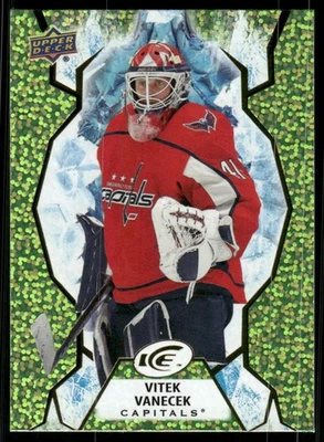 2021-22 Upper Deck Ice #79 Vitek Vanecek Green - Image 1 of 2