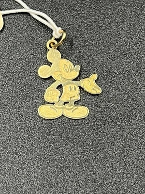 Dije de Mickey Mouse de oro amarillo de 14k Disney .63 g Foto 1 de 2