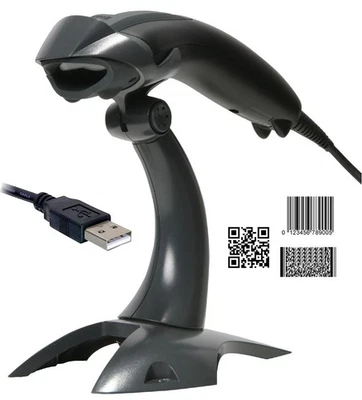 Barcodescanner Honeywell Voyager 1400g 1400G2D-2 schwarz USB Datamatrix QR-Code - Bild 1 von 4