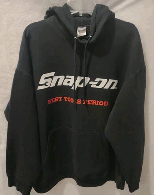 Snap On толстовка с капюшоном 2XL черный с капюшоном толстовка 'лучшие инструменты период'. - Изображение 1 из 4