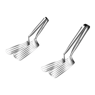Spatola pinza con gadget da cucina multiuso tong per barbecue per pizza uovo - Immagine 1 di 2