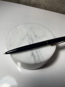 Penna a sfera BIC CLIC bordo oro nero - iniziali JG - Foto 1 di 7