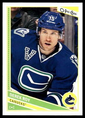 2013-14 O-Pee-Chee #102 Derek Roy Vancouver Canucks Hockey Card - Image 1 of 2